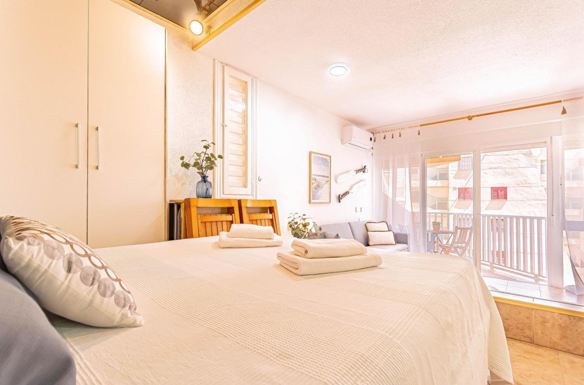 Апартаменти La Pecera - La Manga Del Mar Menor - Edificio Monaco - Kilometro 7 - Cama Plegable Y Sofa-Cama Екстер'єр фото