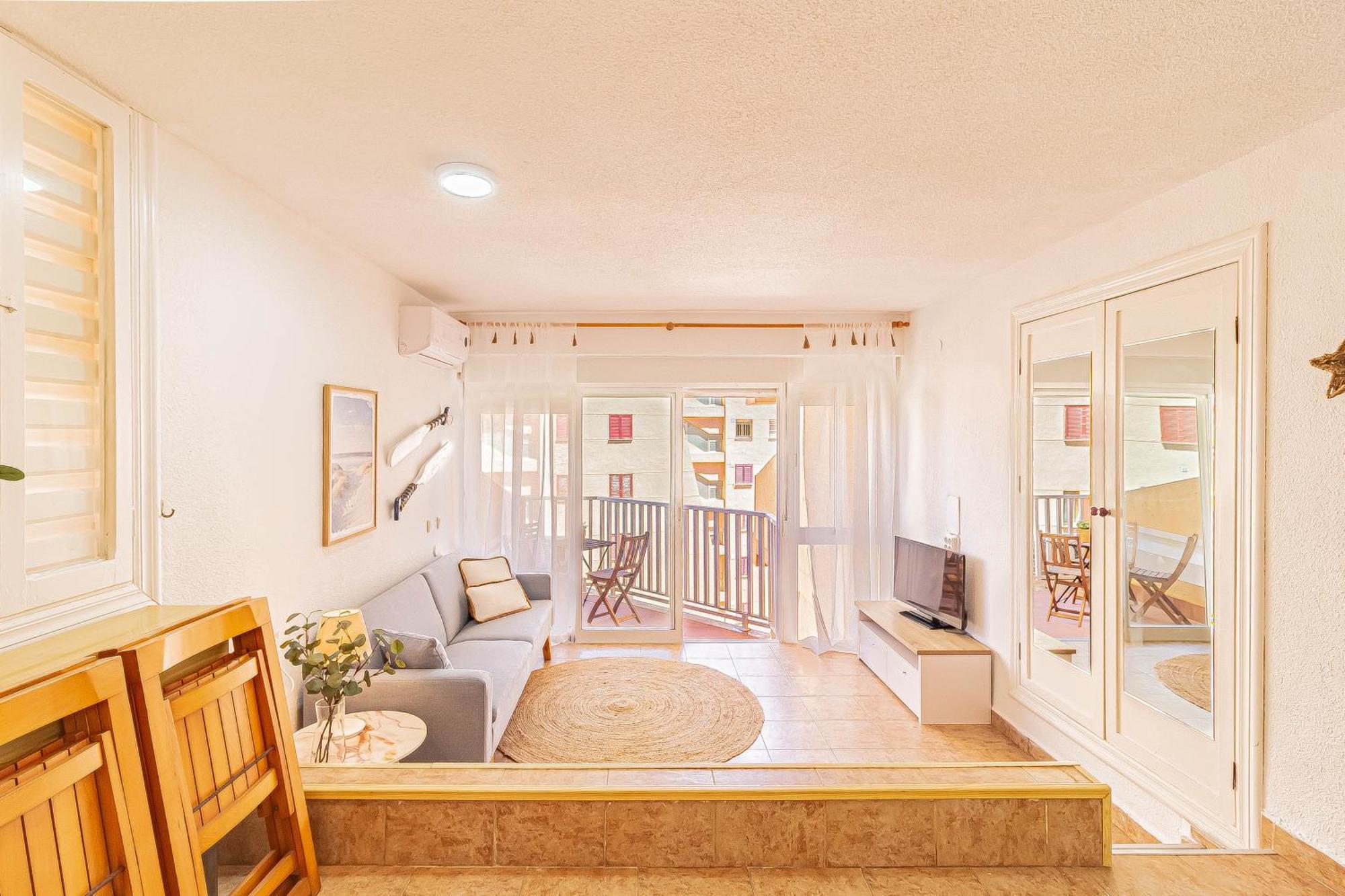 Апартаменти La Pecera - La Manga Del Mar Menor - Edificio Monaco - Kilometro 7 - Cama Plegable Y Sofa-Cama Екстер'єр фото