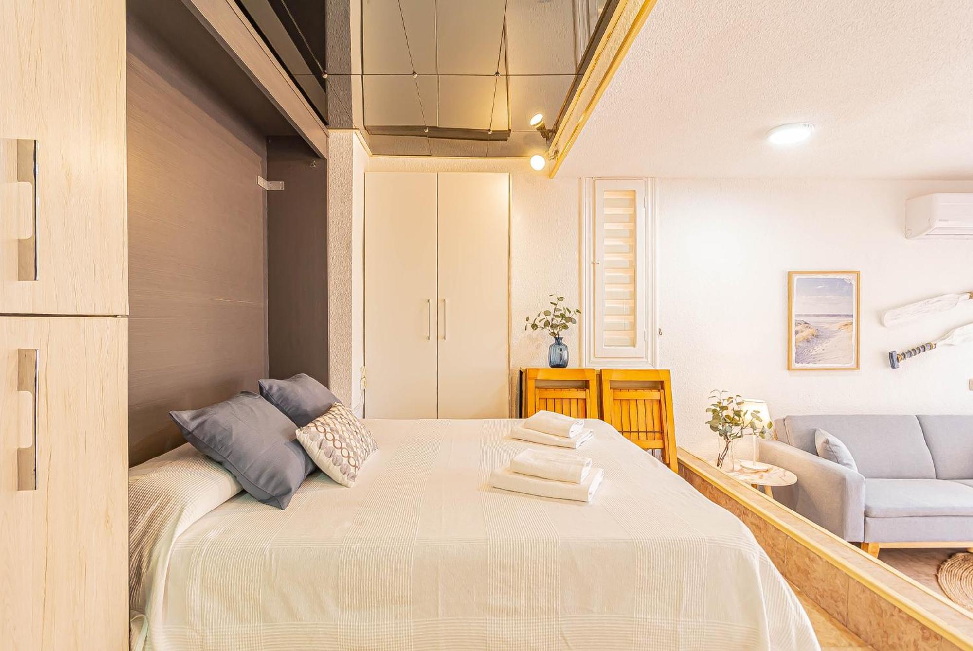 Апартаменти La Pecera - La Manga Del Mar Menor - Edificio Monaco - Kilometro 7 - Cama Plegable Y Sofa-Cama Екстер'єр фото
