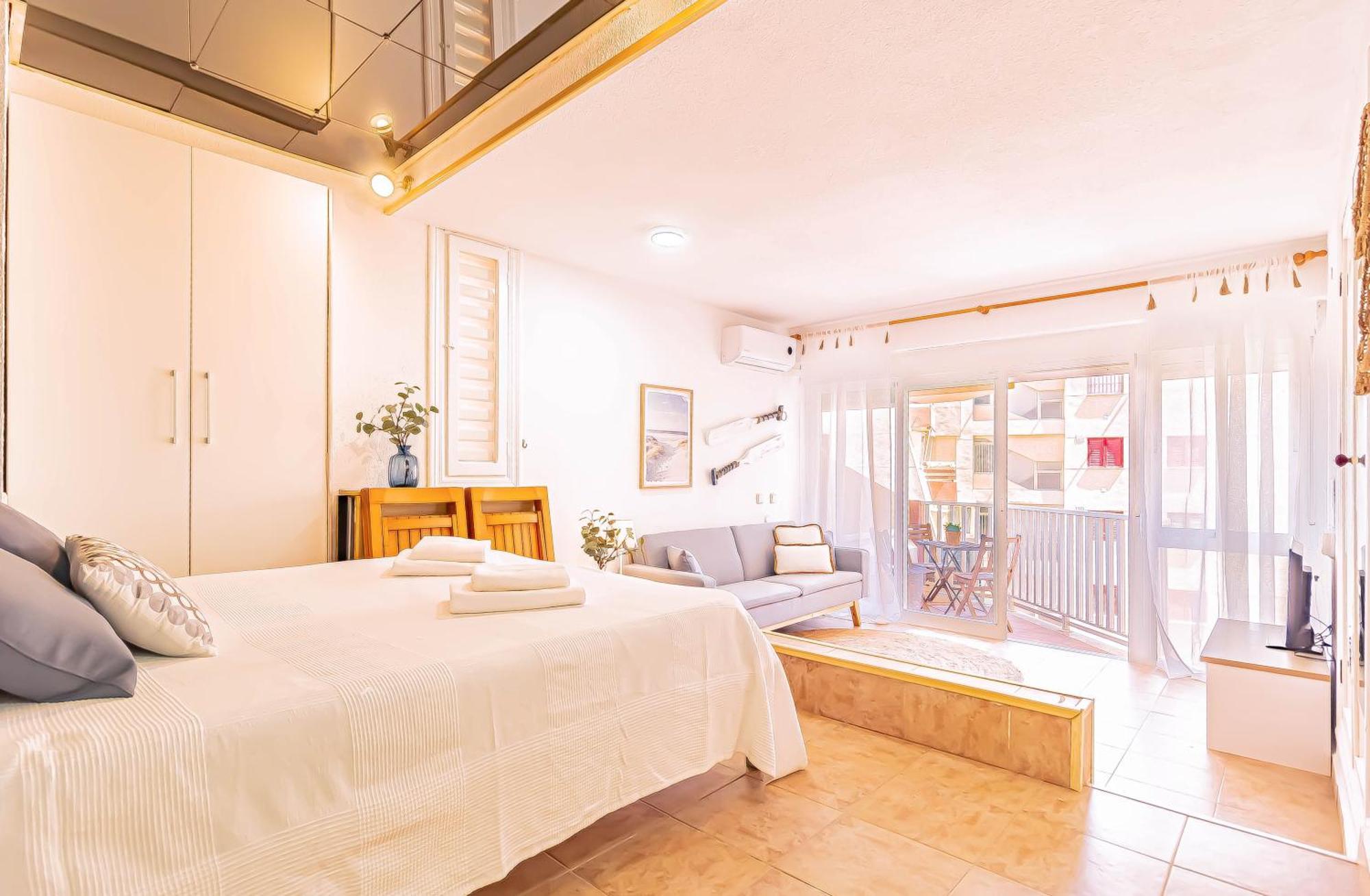 Апартаменти La Pecera - La Manga Del Mar Menor - Edificio Monaco - Kilometro 7 - Cama Plegable Y Sofa-Cama Екстер'єр фото