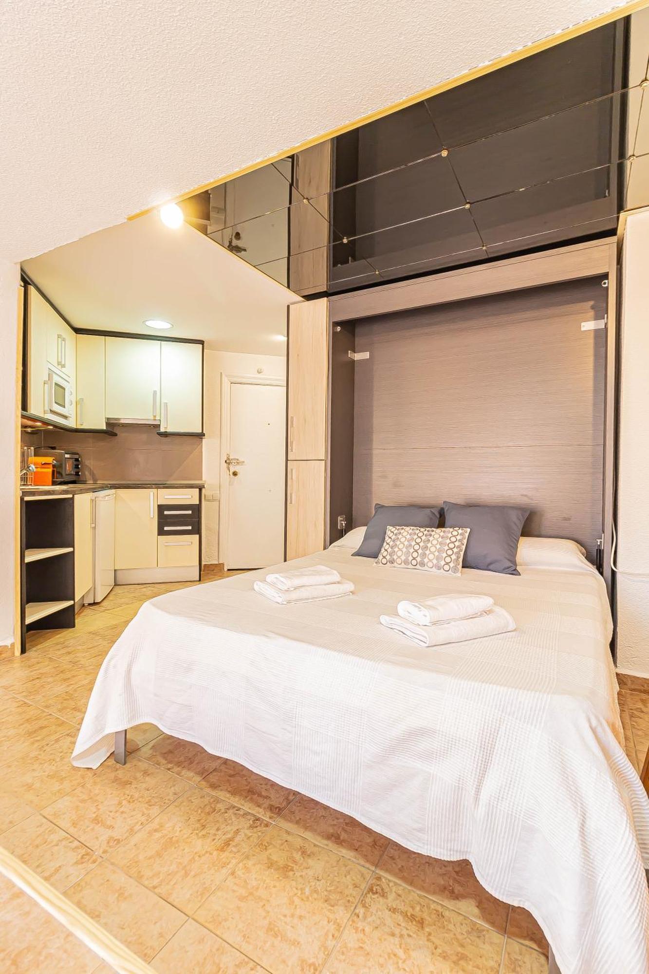 Апартаменти La Pecera - La Manga Del Mar Menor - Edificio Monaco - Kilometro 7 - Cama Plegable Y Sofa-Cama Екстер'єр фото