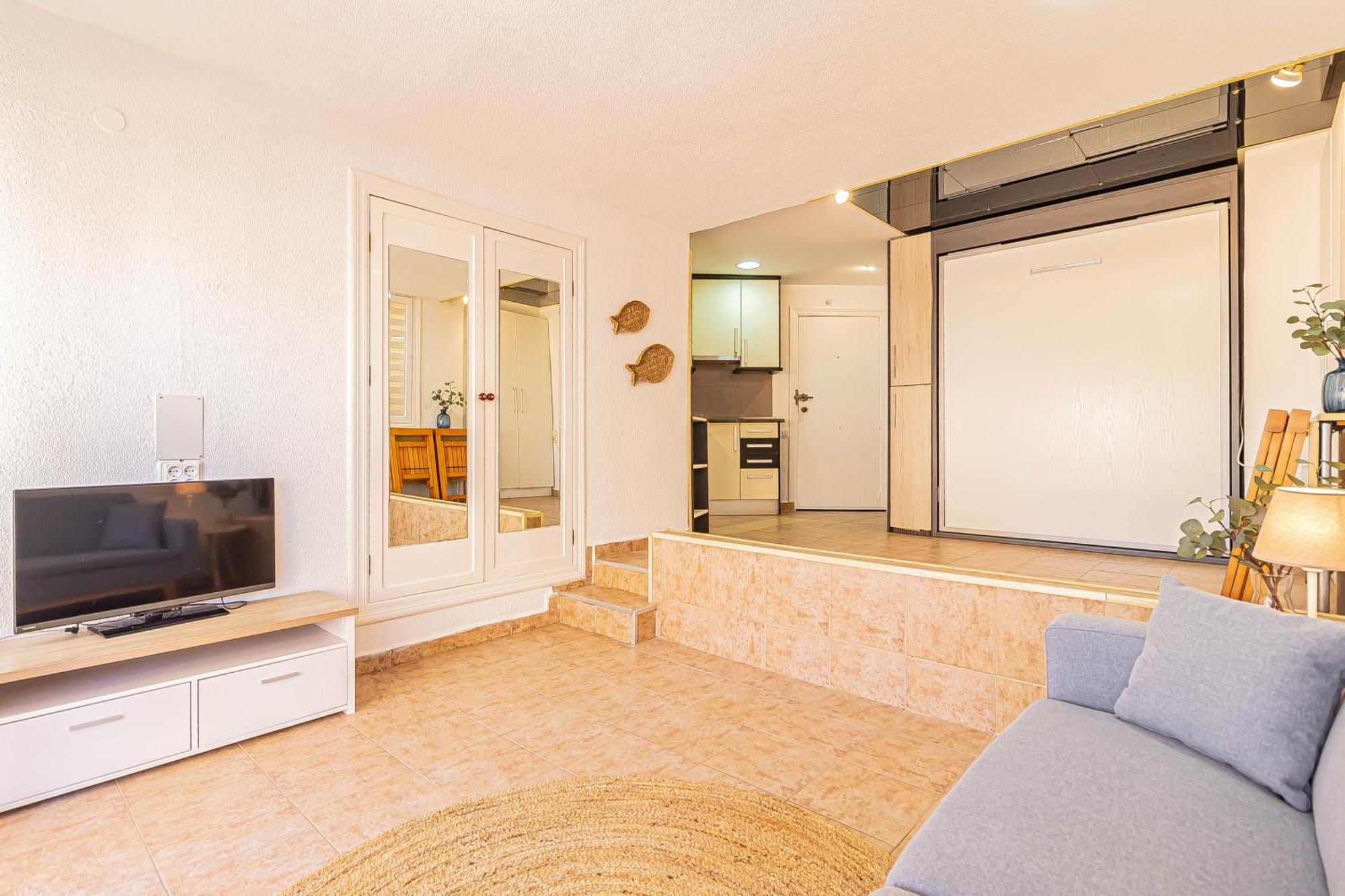 Апартаменти La Pecera - La Manga Del Mar Menor - Edificio Monaco - Kilometro 7 - Cama Plegable Y Sofa-Cama Екстер'єр фото